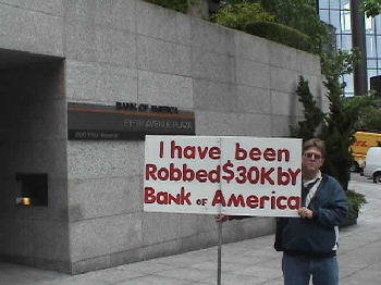 Robbed by Bank of America