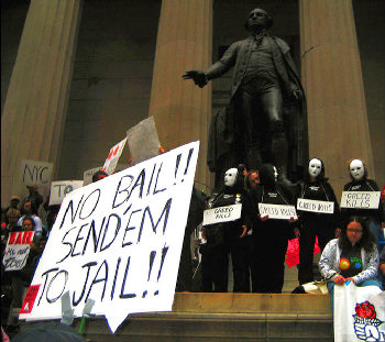 protesters on Wall Street