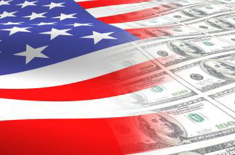 american flag money