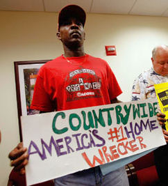 Protester-Countrywide Home Loans