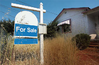 blighted foreclosed home