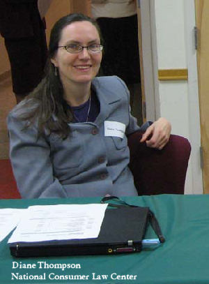 Diane Thompson of National Consumer Law Center