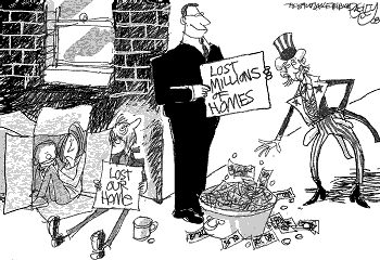 political cartoon