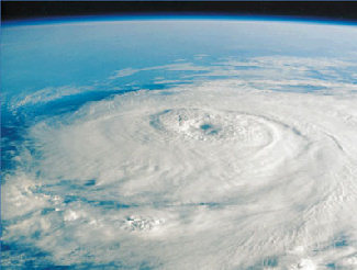 hurricane arial view