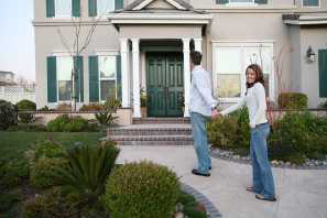 large home - young couple