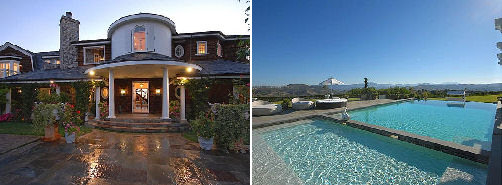 Home Front and Pool area