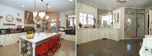 Kitchen and Master Bathroom