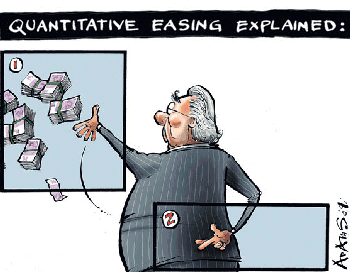 quantitiave easing- cartoon