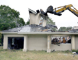 home demolishing