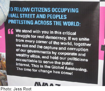 protest in New York