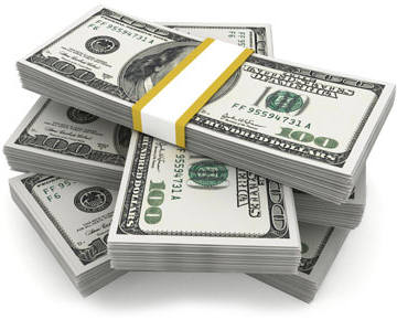 stack of cash