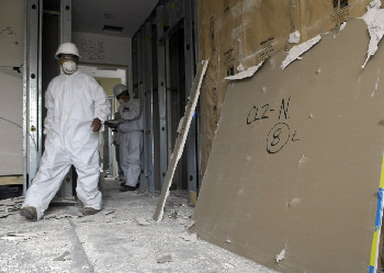 contaminated drywall