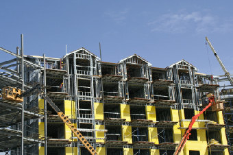 apartment building under construction