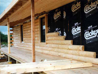 Log or Wood Siding