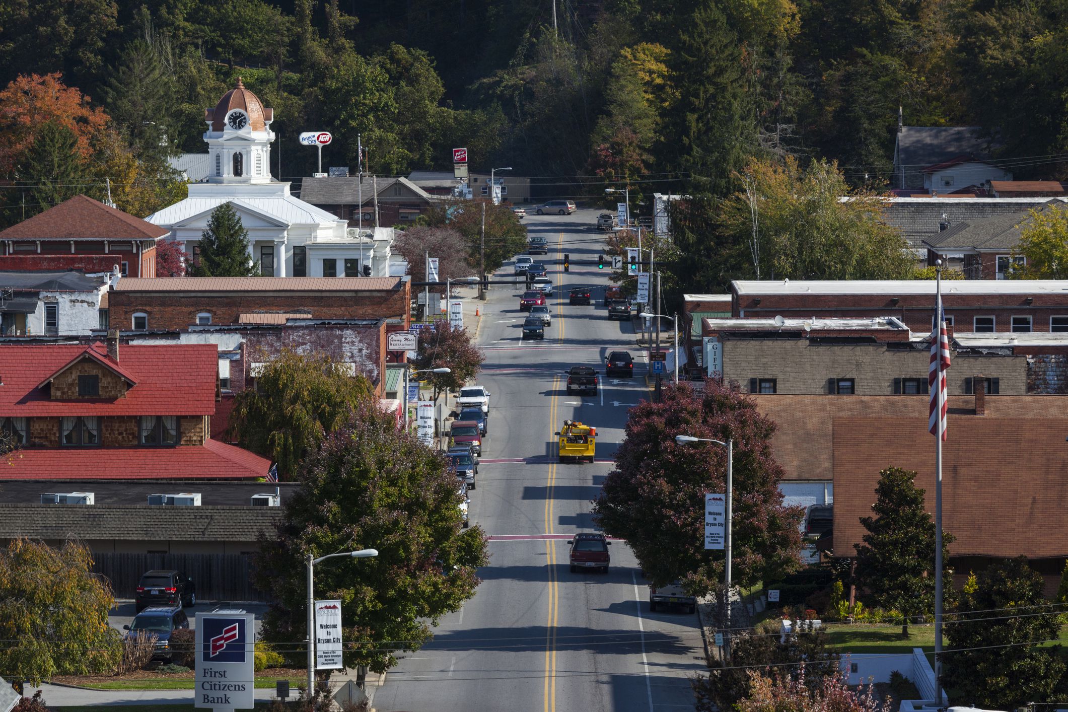 Street with cars