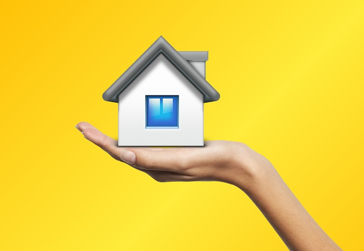 house on person hand