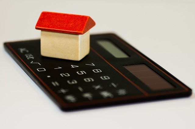 house toy above calculator