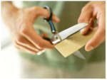 cutting up the credit cards