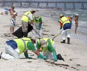 Clean up Escambia County Florida Beaches 