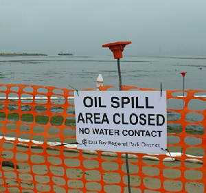 East Bay Region Closed Due to Oil Spill