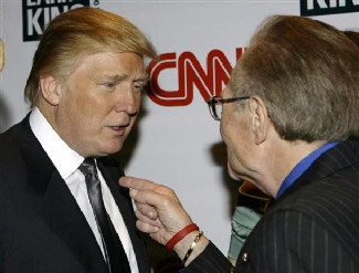 Trump with Larry King