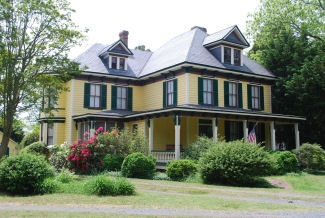front view of Victorian-era home