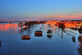 Mighty Mississippi River flooding