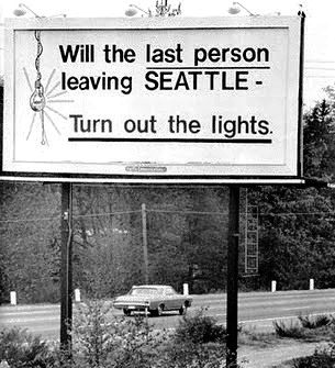 1970s Iconic Seattle Billboard