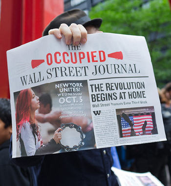 Wall Street Protestor