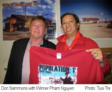 Don Sammons with Winner Phan Nguyen