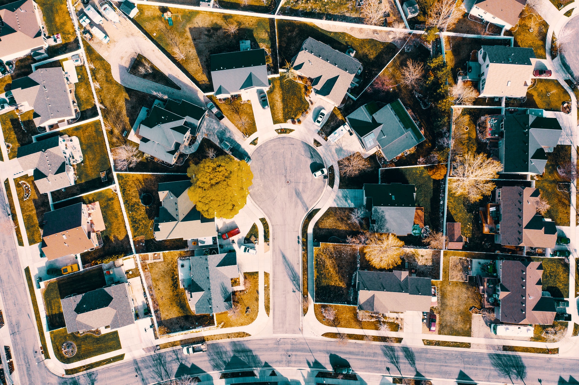 Housing Aerial View